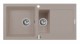 Poza Chiuveta bucatarie Pyramis MIDO 100x50 1 1/2B 1D Beige 070090101