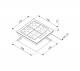 Plita gaz Pyramis 733071 Rustic Bej 030062301. Poza 2