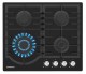 Poza Plita gaz incorporabila Pyramis 60PG 6511 Black Glass, Wok si Fonta 030033801
