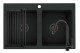 Poza Set chiuveta Pyragranite SPARTA 2B, baterie IDEA Black si Roll Up 070053205IRV