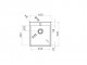 Chiuveta Inox Pyramis ISTROS 450mm*505mm 100098101. Poza 2