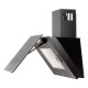 Hota Decorativa Tornado Vertikal 750 (60) LED, 1 motor Turbo, latime 60 cm, 3 viteze, absorbtie 750 m3/ora, filtru anti-grasimi aluminiu 5 straturi, Negru