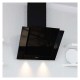 Hota Decorativa Tornado Vertikal 750 (60) LED, 1 motor Turbo, latime 60 cm, 3 viteze, absorbtie 750 m3/ora, filtru anti-grasimi aluminiu 5 straturi, Negru