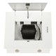Hota Decorativa Tornado Vertikal 750 (60) LED, 1 motor Turbo, latime 60 cm, 3 viteze, absorbtie 750 m3/ora, filtru anti-grasimi aluminiu 5 straturi, Alb