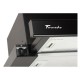 Hota Telescopica Incorporabila Tornado Storm 700 (50), 1 motor, latime 50 cm, 3 viteze, absorbtie 700 m3/ora, Negru