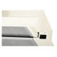 Hota Telescopica Incorporabila Tornado Storm 1200 (60), 1 motor, latime 60 cm, 3 viteze, absorbtie 1200 m3/ora, Bej