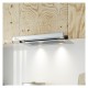 Hota Telescopica Incorporabila Tornado Storm 1200 (60), 1 motor, latime 60 cm, 3 viteze, absorbtie 1200 m3/ora, Inox