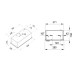 Hota Incorporabila Tornado Modul Glass 750 (60), 1 motor, latime 60 cm, 3 viteze, absorbtie 750 m3/ora, Alb