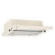 Hota Telescopica Incorporabila Tornado Storm 700 (50), 1 motor, latime 50 cm, 3 viteze, absorbtie 700 m3/ora, Bej