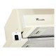 Hota Telescopica Incorporabila Tornado Storm 700 (50), 1 motor, latime 50 cm, 3 viteze, absorbtie 700 m3/ora, Bej