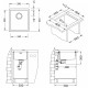 Poza Chiuveta de bucatarie Alveus din inox QUADRIX 20 BRONZE