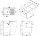 Poza Chiuveta de bucatarie Alveus din inox BASIC 150 SATIN DREAPTA