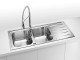 Poza Chiuveta de bucatarie Alveus din inox LINE 100 MAXIM SATIN