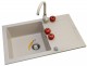 Poza Chiuveta bucatarie SPARTA PLUS 78x48 1B 1D Beige